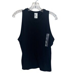 All In Motion Mesh Seamless Tank Top Semi Fit Activewear Black Size XL